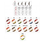 Мормышка Nr. 18 СУПЕРБАНАН с ушком (цв.: 231, 2,6 мм, 11,5 мм, 0,87 г, No. 12, упак. 1 шт.)