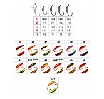 Мормышка Nr. 18 СУПЕРБАНАН с ушком (цв.: 44, 2,2 мм, 10,5 мм, 0,6 г, No. 12, упак. 1 шт.)
