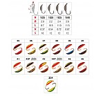 Мормышка Nr. 18 СУПЕРБАНАН с ушком (цв.: 36, 2,6 мм, 11,5 мм, 0,8 г, No. 12, упак. 1 шт.)